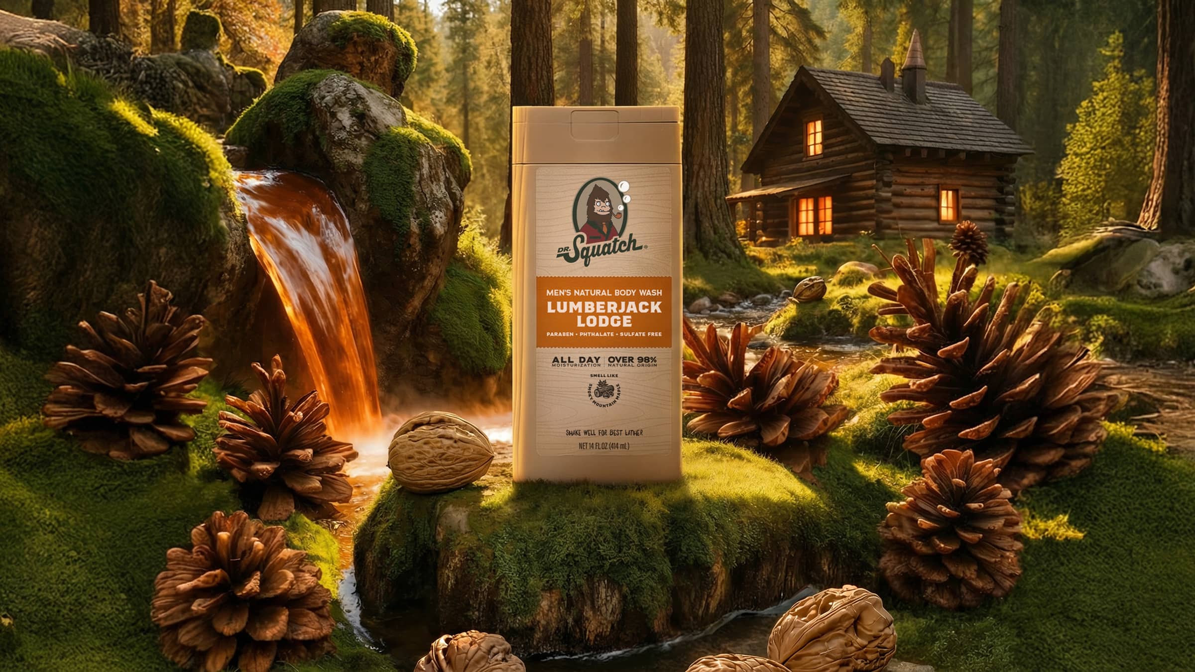 14 oz Lumberjack Lodge Body Wash - Image 2